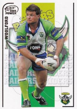 2005 Select Power #28 Simon Woolford Front